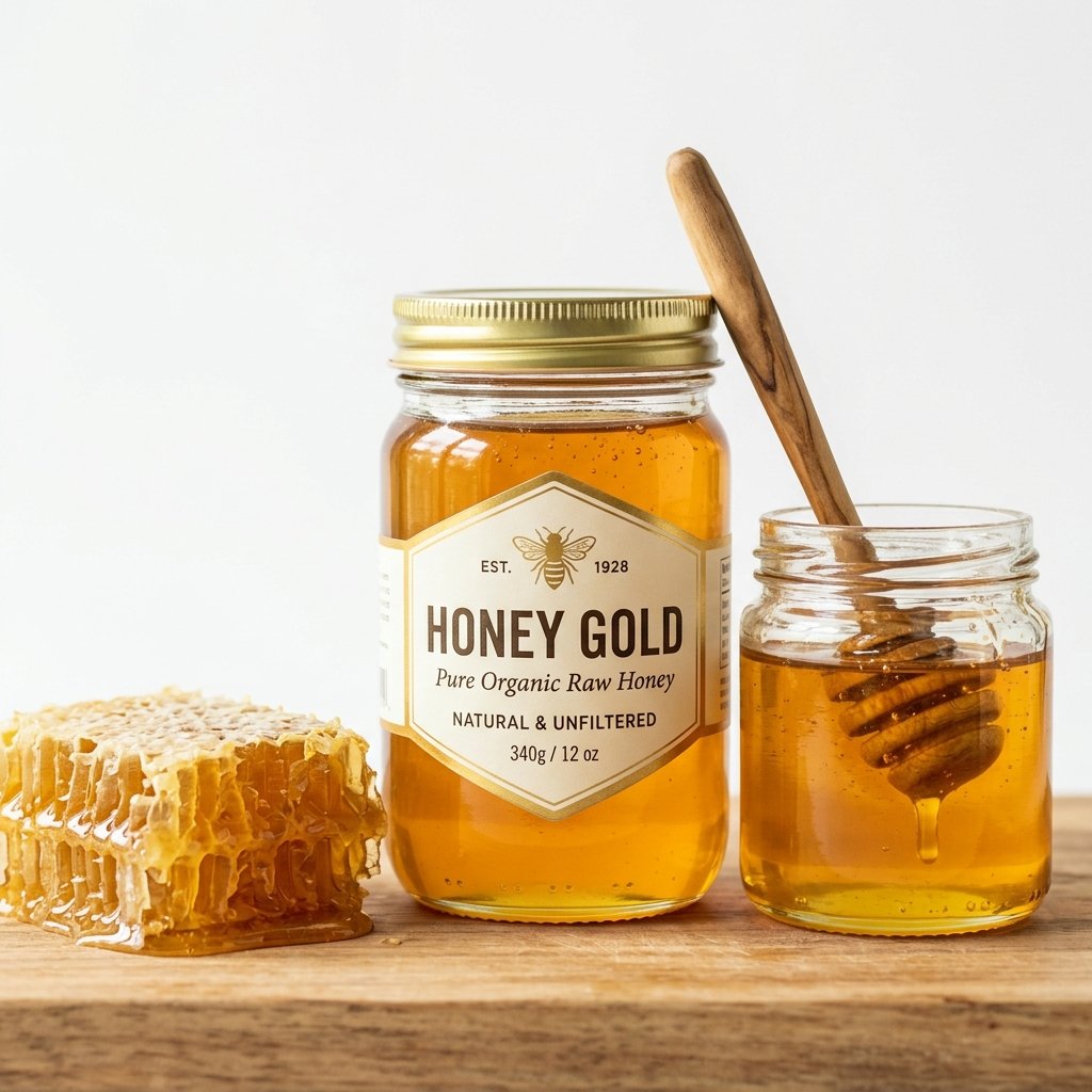 Pure Organic Raw Forest Honey (500g)